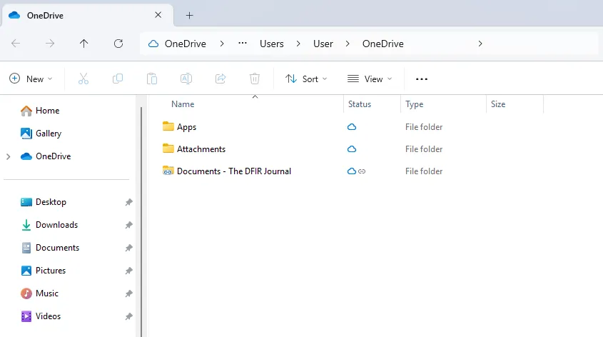 Shortcut Present within File Explorer